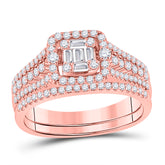 7/8CT-DIA ANA M DIANA BRIDAL SET